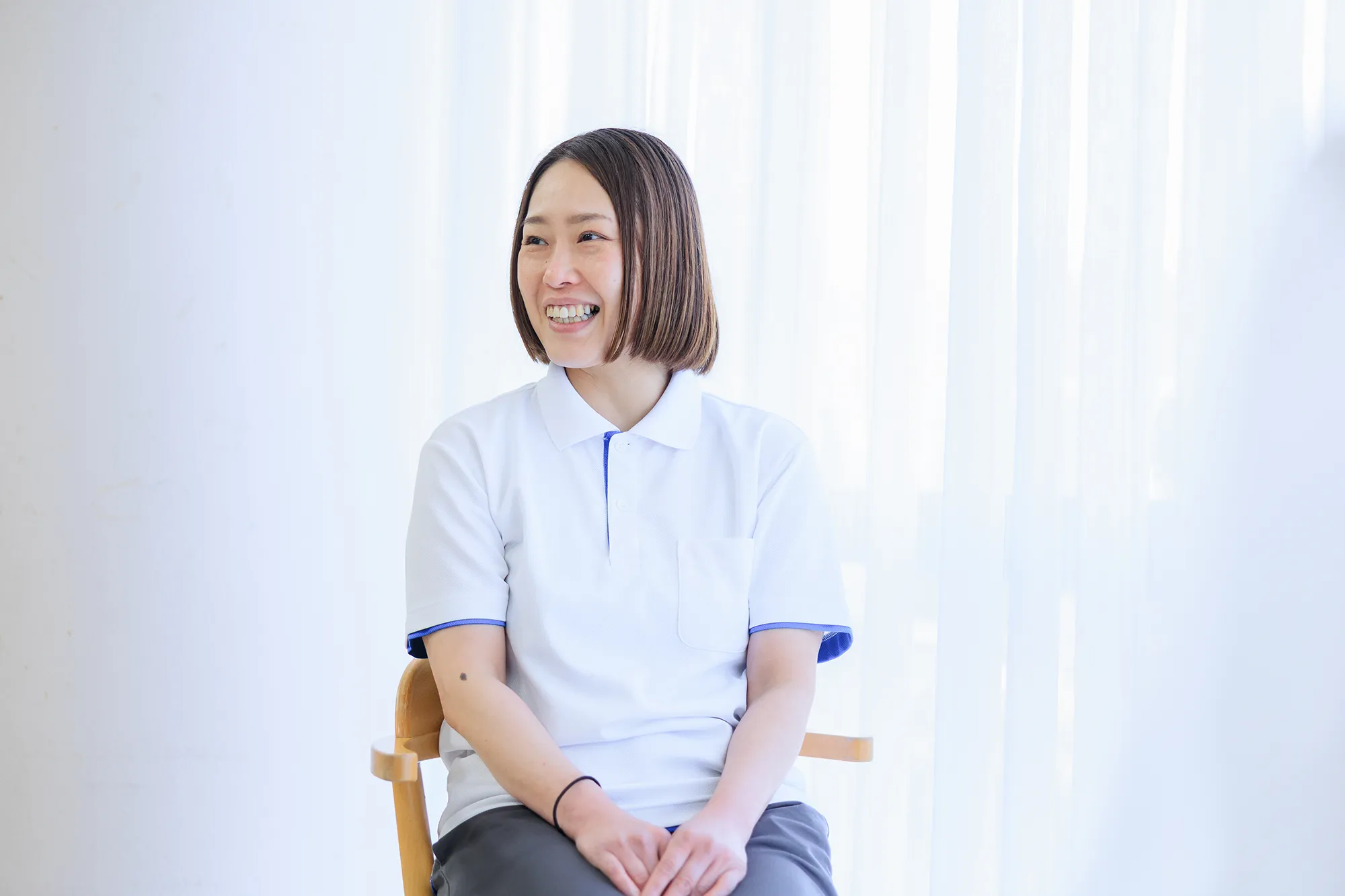 インタビューの様子