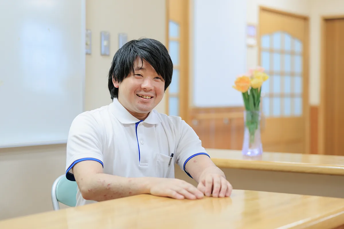 インタビューの様子