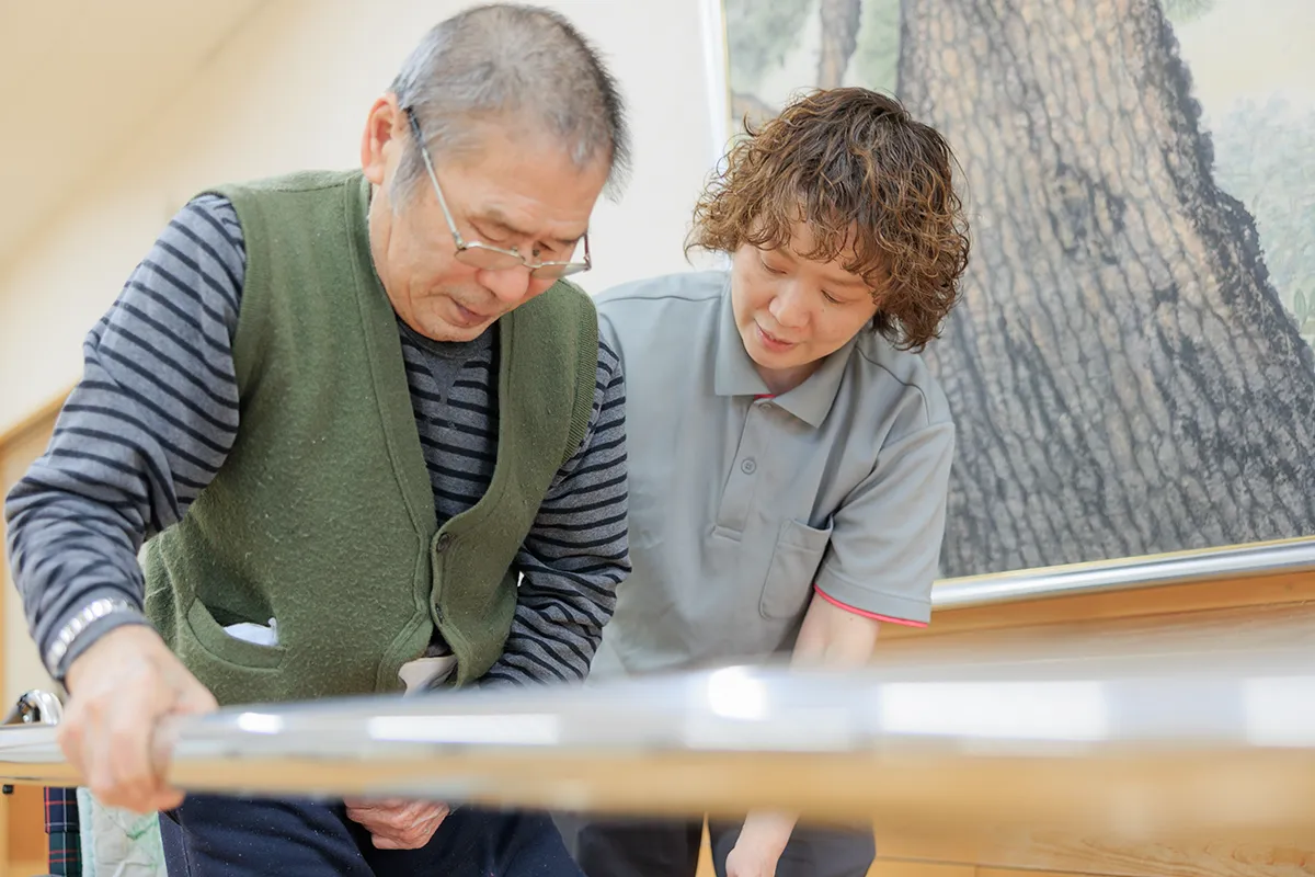 仕事の様子