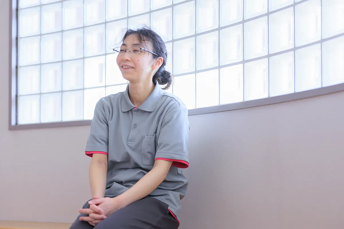 インタビューの様子