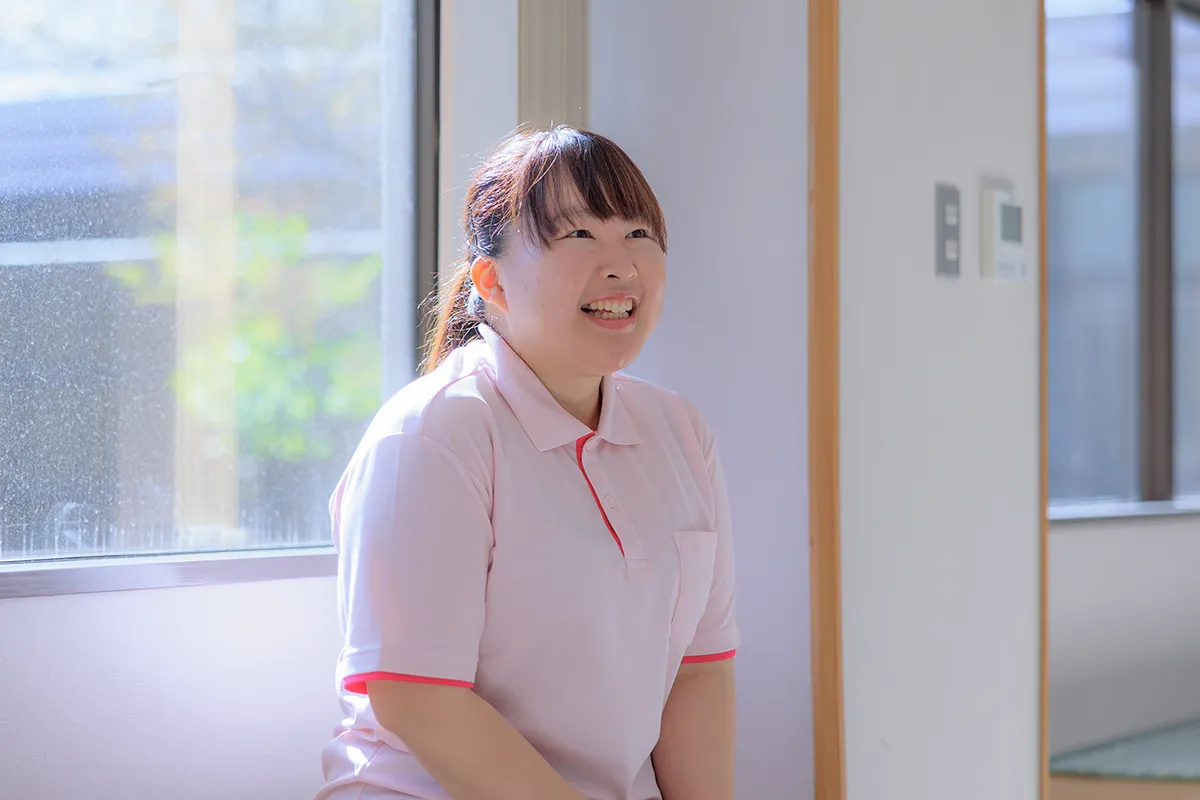 インタビューの様子