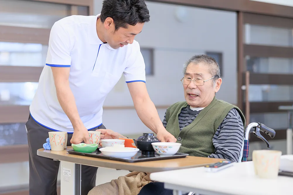 お食事の様子